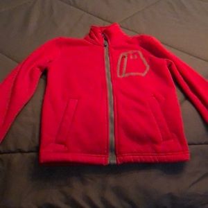 Kids under armour fleece lined zip up in YSM
